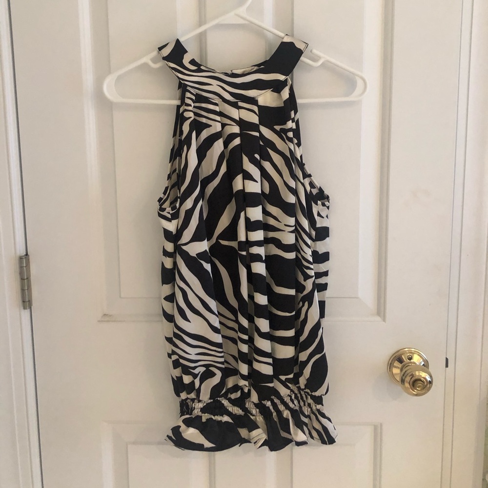 Forever 21 Zebra Print Shirt